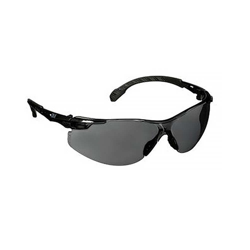 3m Solus 1000 Series S1502sgaf Black Temple Gray Lens Anti Fog Scotchgard Protector Safety Glasses